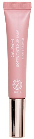 GOSH tinted lip balm with SPF 15 I vegan lip care stick with colour in Vintage Rose (04) I soft lips without stickiness I perfume free Glossy Booster I moisturising lipbalm