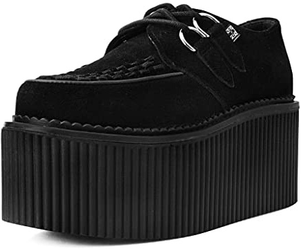 T.U.K Stratocreeper Platform Shoes Black