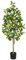 Oairse Artificial Lemon Tree 4ft/122cm Decorative Fake Lemon Plant with 15 Fruits - Large Fake Floor Plant Faux Tree for Indoor/Outdoor Home Office Living Room Bedroom Bathroom Decor