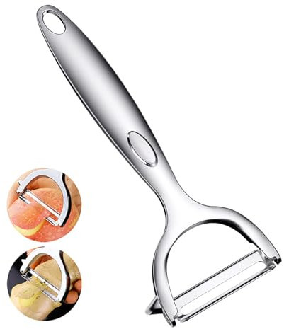 YPYMOD Pelapatate Professionale, Sbuccia Mela, Pelaverdure Acciaio Inossidabile, Pelapatate con Manico Antiscivolo, Lato Pelapatate a Y, 6.3 cm x 16 cm