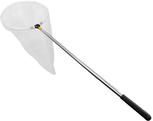 Butterfly Net Telescopic Insect and Fishing Net Perfect for Catching Bugs Fish, Handle Extends to 59.1 Inches