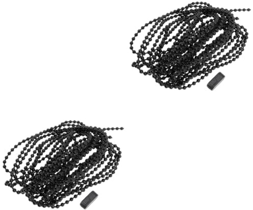 PRETYZOOM 2 Juegos persiana Enrollable Mango con cordón Ligero Accesorios para persianas enrollables toldos Exterior enrollables mampara enrrollable Collar de Cuentas cordón Ciego pompón