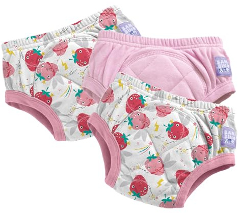 Bambino Mio Töpfchen-Trainingshose aus Baumwolle, 3er-Pack, 3-4 Jahre