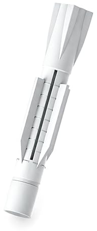 Design61 50 tasselli universali 6 x 36 mm tasselli in plastica multiuso tasselli di espansione grigi per una tenuta ottimale durante i fissaggi per legno, metallo, sanitari e installazioni elettriche