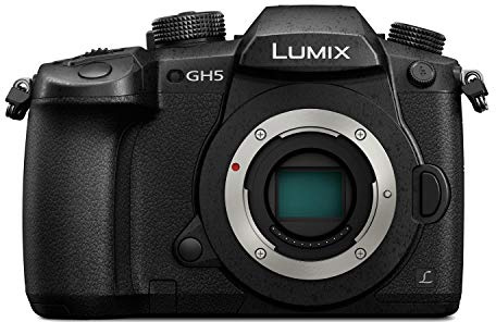 Panasonic LUMIX GH5 4K Digital Camera, 20.3 Megapixel Mirrorless Camera with Digital Live MOS Sensor, 5-Axis Dual I.S. 2.0, 4K 4:2:2 10-Bit Video, Full-Size HDMI Out, 3.2-Inch LCD, DC-GH5 (Black)