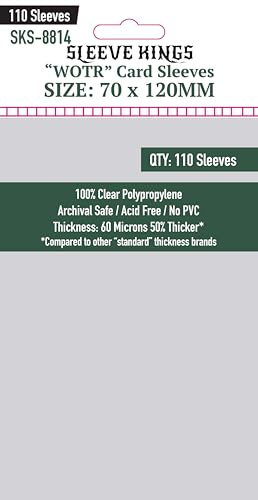 110 X Wotr Card Sleeves 70mm X 110mm