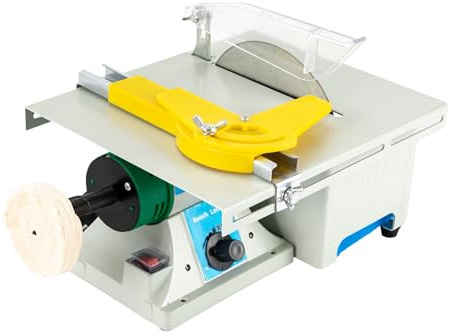 DeeDuud Tischkreissäge 750W, Multifunktional 800-10000 U/min, Schnitttiefe 0-10mm, Dekupiersäge für Holz