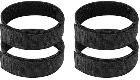 Yamobi Lot de 4 Supports de Pantalon，réglables Magic pour Pantalons, Protection de Pantalon pour Cyclisme, randonnée et activités de Plein air