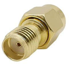2st SMA-kontakt hona till RP-SMA hane (utan stift) RF-koaxial koaxialadapter Omvandlare for Wi-Fi-antenner Radios FPV
