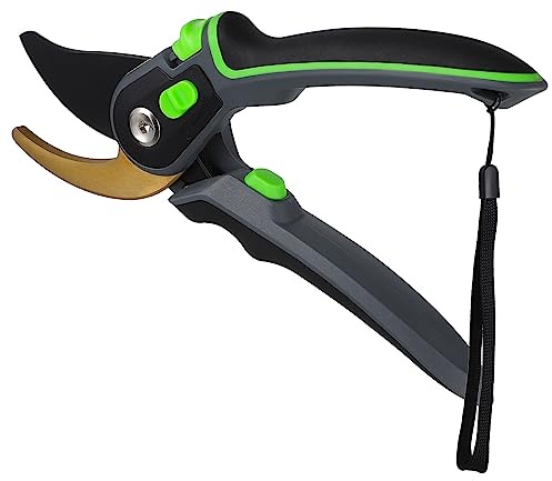 FONDOTIN 2pezzi Forbici Da Potatura Per Giardinaggio Attrezzi Manuali Per Alberi Rami Forbici in Utensili Da Per Piante e Comode e Sicure