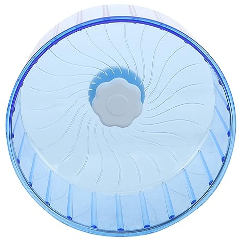 Milisten - Rueda de carreras silenciosa para hámster juguete de ejercicio de 30 cm de plástico para jaulas para hámsters y pequeños roedores