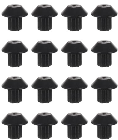 Toddmomy Rubber Grate Feet Gas Stove Accessories 48pcs Sturdy Replacement Feet for Even Heat Distribution and Cooktop Protection Suitable for Gas Ranges