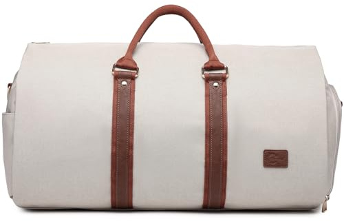 Bolsa de Viaje Convertible, Bolsa de Lona para Hombres y Mujeres, Maleta Colgante 2 en 1, Bolsa de Viaje de Negocios