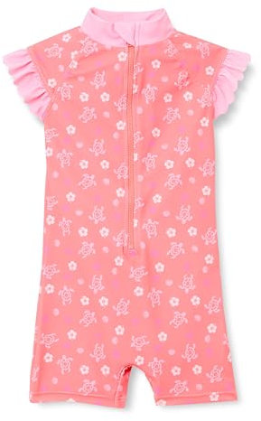 Playshoes UV-Schutz Einteiler Unisex Kinder Badeanzug Schwimmanzug Badebekleidung, Hawaii, 110/116