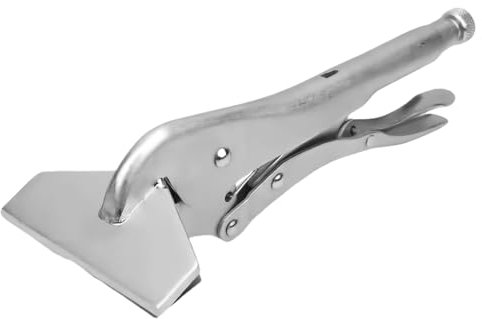 Pinze pieghevoli, morsetto in metallo di bloccaggio, 25 x 10 cm, pinza regolabile per lamiere, design pieghevole antiscivolo, costruzione resistente per riparazioni elettriche domestiche e lavorazione