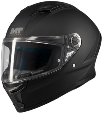 MT Helmets Stinger 2 – Casco Moto Integral Deportivo con Pantalla Antivaho Compatible con Pinlock, Visor Solar Full Vision, Interior Lavable y Calota HIRP | Homologado ECE 22.06 & DOT