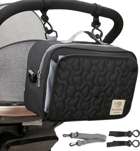 Organizador Universal Para Cochecito De Bebé, De Almacenamiento Inteligente Para Mamá, Organizador De Pañales De 10 Litros Con Correas Seguras, Compacta Para Cochecito Con Diseño Desmontab