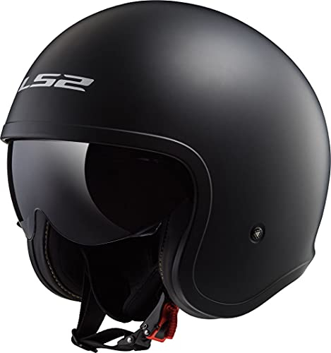 LS2, Jet-Motorradhelm SPITFIRE Matt Black, XXL