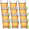 Gucass Lot de 12 Verres à Shot de 5cl Passe au Lave-vaisselle, Sans Plomb, Fond Lourd, Shooter pour Rhum et Chaque Fête