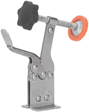 Quick Release Push-Pull Toggle Clamp, Heavy Duty Stainless Steel Hold-Down Clamps for Cabinet Doors, Hinge Positioning & Woodworking Projects