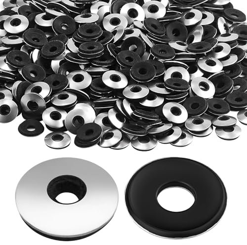 Lot de 200 Rondelles d'étanchéité EPDM M6,3x16x2mm Rondelle en Acier Neoprene pour Vis Autoperceuses Cache Vis Toiture (M6.3x16mm)