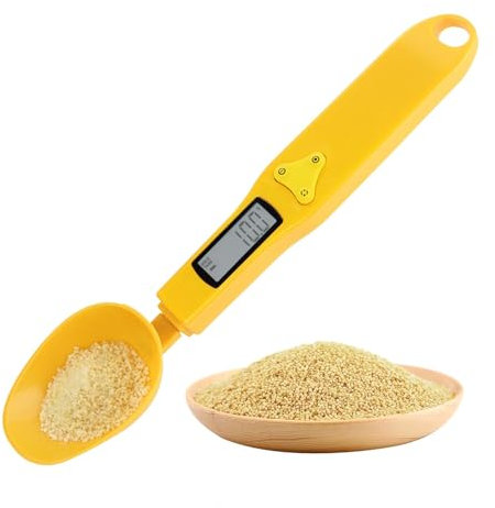 Kioriur Bilancia misurino digitale, bilancia di misurazione degli alimenti,Cucchiai di misurazione digitali elettronici da 0,1 g per ingredienti secchi - Scala di misurazione del grammo 'alimento