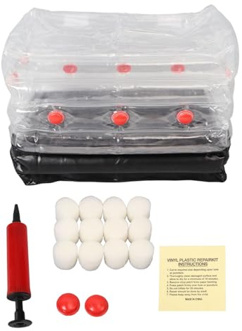 Kavolet Kit Monovasca per Funghi Gonfiabile per la Casa, Ventilatore Portatile per Incubatrice di Funghi, Scatola per la Coltivazione di Funghi Fai da Te con Porta di Scarico e Parete