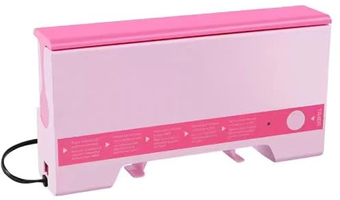 Hot Melt Binding Machine, Book Binding Machine, 280 Pages Binding Machine, Suitable For School, Office, Home Book Contract Binding(Pink)