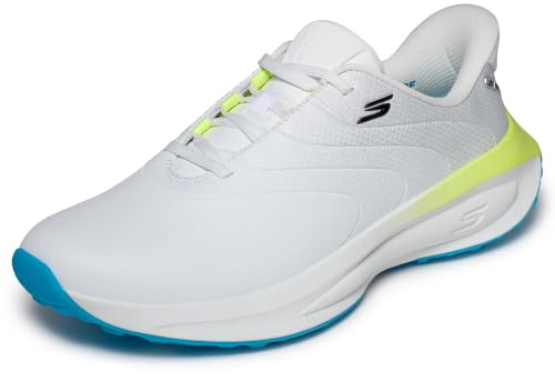 Skechers Men's Flow SI Slip-Ins Golf Shoe | Golf, Waterproof, Slip-ins, Hyper Burst Pro, Eco Flight Cushioning; Breathable, Lightweight