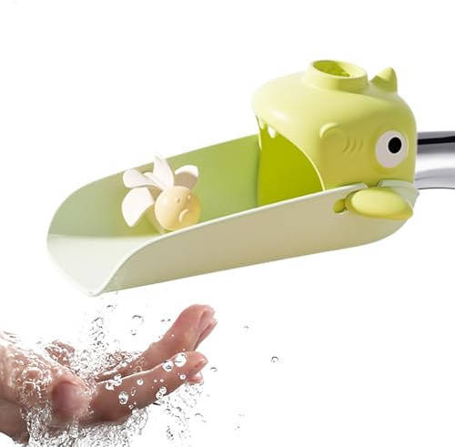 Extender Del Rubinetto Di Squalo - Attacco Del Interattivo Per Bambini Per Il Lavaggio Delle Mani, Vano Da Bagno Per La Vasca Da Bagno Divertimento Con Funzione Sensibile Alla Temperatura