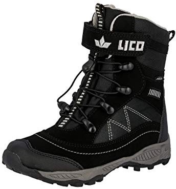 Lico Unisex Kinder Sundsvall Vs Schneestiefel, Schwarz Grau, 35 EU