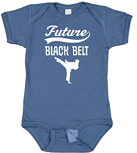 inktastic Martial Arts Future Black Belt Karate Baby Bodysuit Newborn Indigo 2ed97