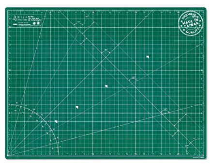 Elan A1 Cutting Mat A1 INCH Green, 5-Ply Craft Mat, Self-Healing Cutting Board Craft, Art Mat, Self Healing Cutting Boards 36 x 24 INCH, Dressmaking Accessories for Sewing, Quilting