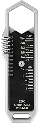 Ownant Schraubenschlüssel EDC Verstellbarer Ringschlüssel Ringmaulschlüssel Gabelringschlüssel