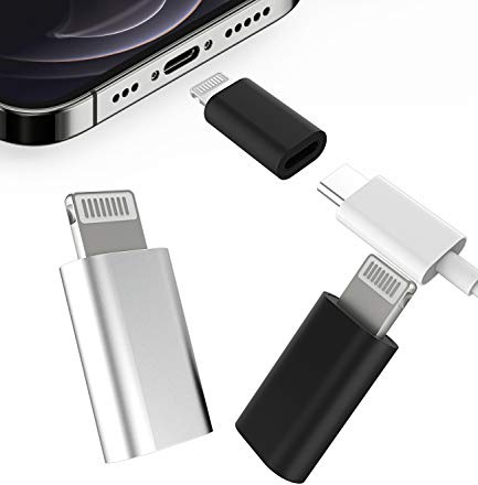 Adattatore da USB C a Lightning (3 Pack) Type-c Femmina Jack Cavi per Apple Maschio Spinotto Convertitore Type C Cavo Presa Accessori per iPhone 14 13 12 11 Pro Max 7 8 Plus X SE XS XR per iPad Air