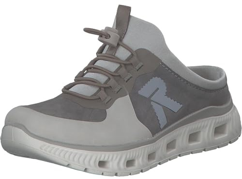 Rieker Women's Sabot in Grey, Grey 45, 42 EU