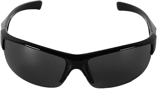 Clockjuan Black Polarized Sports Sunglasses for Men Women Polarized Rectangular Driving Sunglasses Sports EyewearBaseball Cycling Golf Fishing Glasses