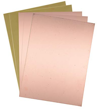sourcing map 5Stk. Einseitige kupferkaschierte Laminat Leiterplatte FR4 200x150mm 7.87x5.91 Zoll 1.6mm Dicke DIY Prototyp PCB Tafel Namensschild