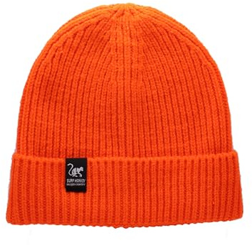 Dressed IN Music Play with ME - Surf Monkey® - Beanie Strickmütze für Herren/Damen, Einheitsgröße, Schwarz, Gold, One Size