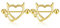PiercingJak 16G Brustwarzenpiercing Chirurgenstahl Nippelpiercing Barbell für Frauen Mann Brustpeircing Bars 18mm Nippel Ringe Körperpiercing Teufel Punk Gothic Schmuck, Gold
