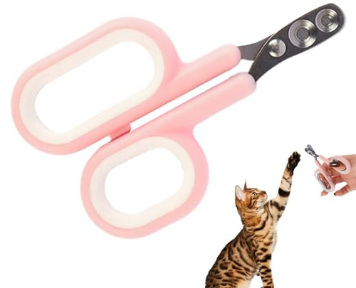 Tagliaunghie per gatti, tagliaunghie per cani, in acciaio | anti-sanguinamento, strumento professionale per la cura degli artigli del