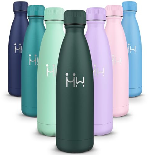 Trinkflasche Edelstahl - 750ml - Thermosflasche, BPA-Frei, Wasserflasche Sport - Auslaufsicher Wasserflasche,Trinkflasche Kohlensäure Geeignet, Thermoskanne für Fitness, Gym, Fahrrad