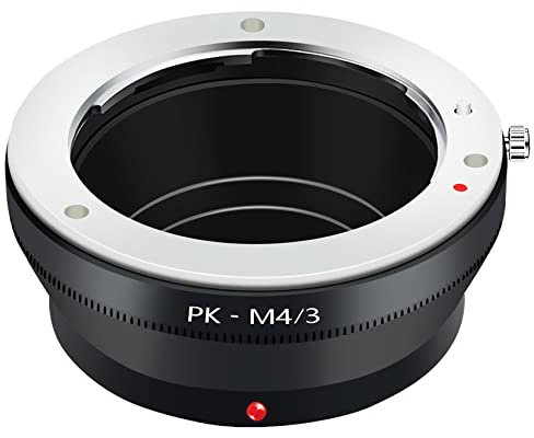 Qusedwey PK-/3 Adaptateur pour Objectif PK pour Micro-Type 4/3 M43 Corps De La Caméra pour -D E-M5 E-Pm2 E-Pl5 Gx1 Gx7 Gf5 G5 G3