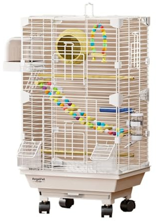 Flight Cage Luxury Villa Bird Cage for Parrots Complete New Type Birdhouse & Nest