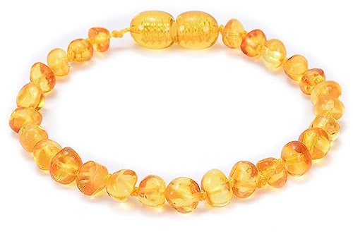 Schmuck bärnstensarmband för honom och henne, äkta naturstenar surfararmband, par, handgjorda, 15 cm hushållskranar