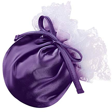 ranrann Sexy Homme String Sissy C-String Floral Slip Satin Lingerie Dentelle sous-Vêtement Gay Slip Bulge Pouch Pochette Pénis Poche Jockstrap Briefs Underwear Taille Unique Violet Taille Unique