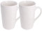 YBCPACK 2 Pack 16 OZ 450ml Porcelain Mug Coffee Cup Plain Large Tall White Ceramic Cup Milk Tea Coffee Mug with Handle