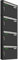AL Briefkastensysteme Basic 4er Briefkasten RAL 7016 Anthrazit Grau/Einwurfklappe RAL 9006 Weiß Aluminium 4 Fach DIN A4 wetterfest mit Posthaltebügel und 2 Namensschildern