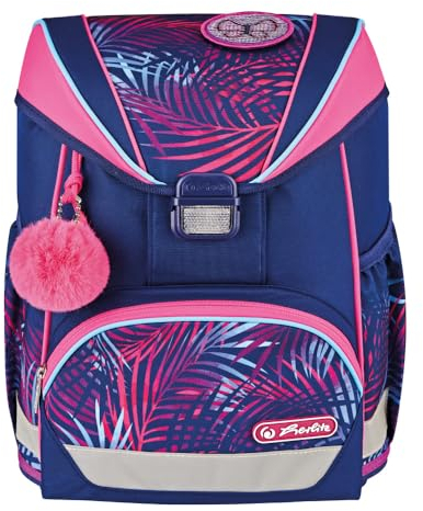 Herlitz Unisex Kinder Ultralight Tropical Chill Schulranzen, Multicoloured, M