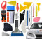 Kit di strumenti per avvolgere finestre, spatola per la tinta delle finestre, kit di strumenti per avvolgere auto, pellicola opaca per finestre, spatola